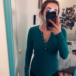 aerie henley thermal🦋